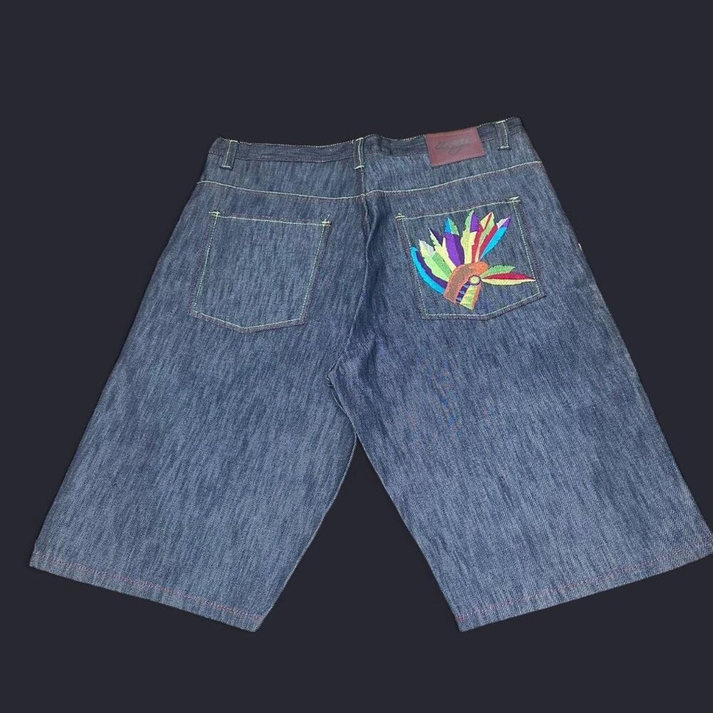 Dark wash Coogi Baggy Jorts